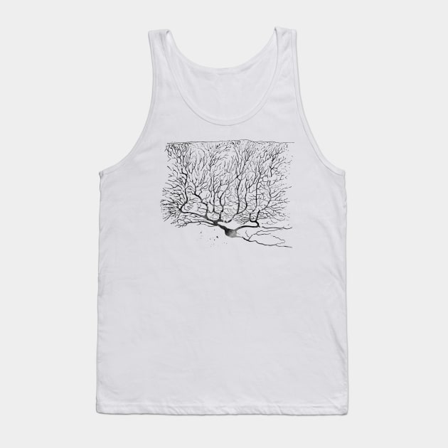 Purkinje Neuron Tank Top by erzebeth